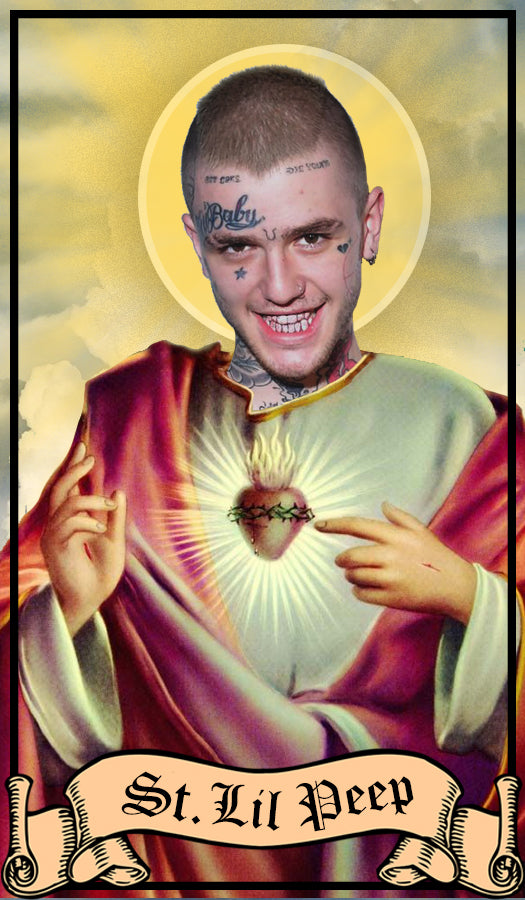 Lil Peep Prayer Candle – Tainted Saint LLC