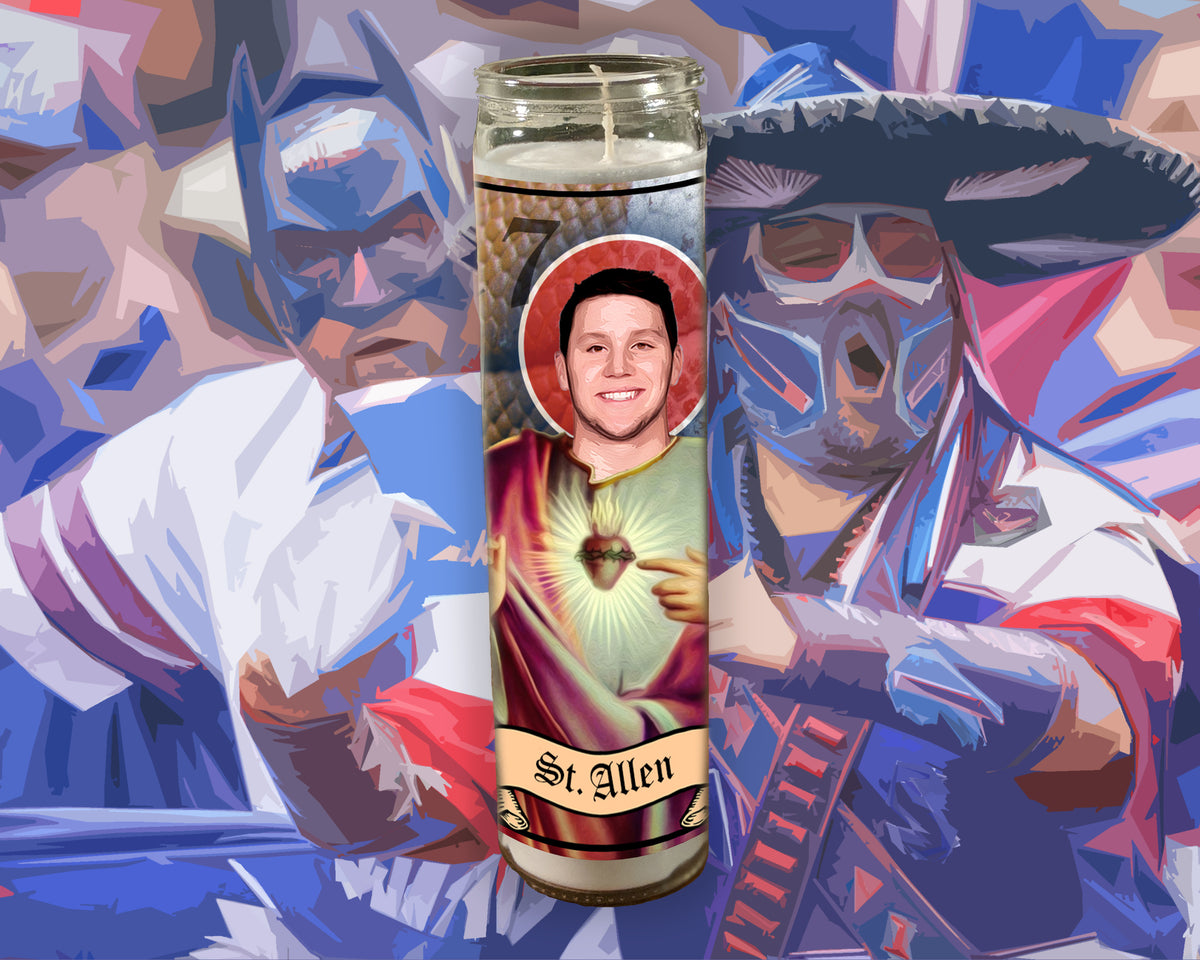 Josh Allen Devotional Prayer Saint Candle 