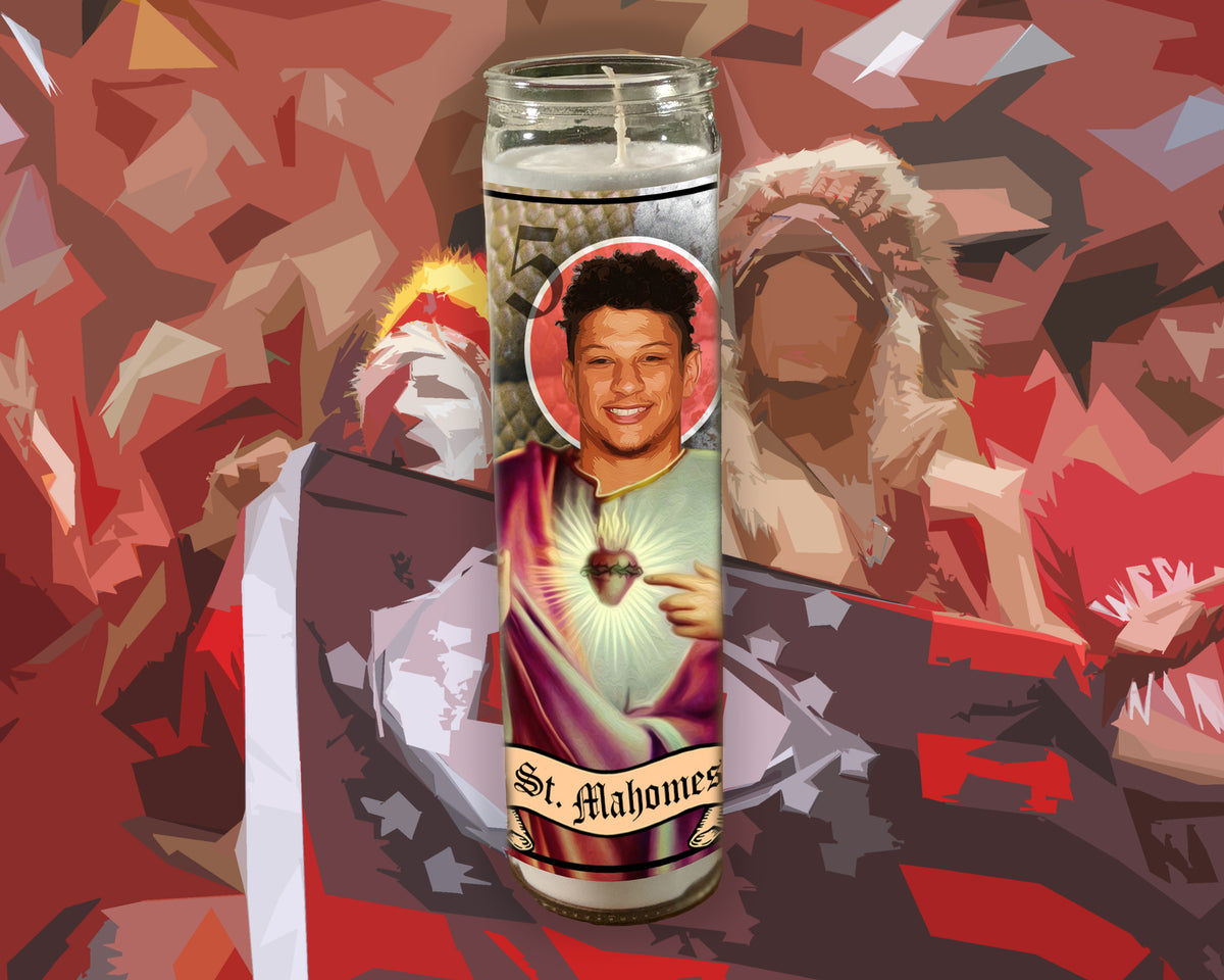 Patrick MaHomes Prayer Saint Devotional Candle