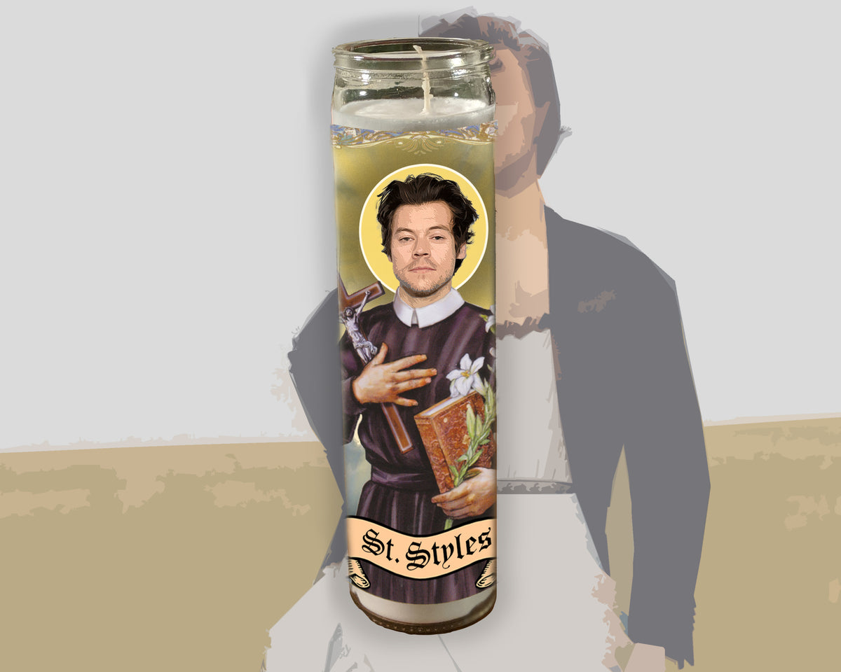 Harry Styles Prayer Funny Candle - Teeholly