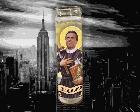 Andrew Cuomo Prayer Candle