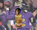 Lamar Jackson Prayer Candle