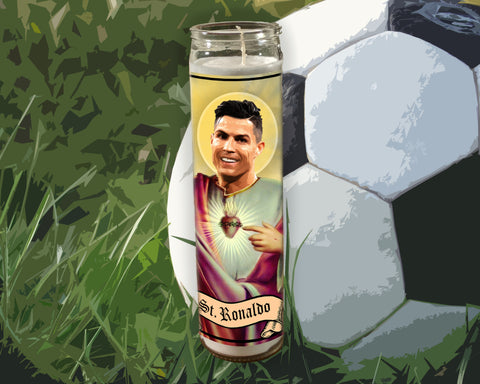 Cristiano Ronaldo Prayer Candle