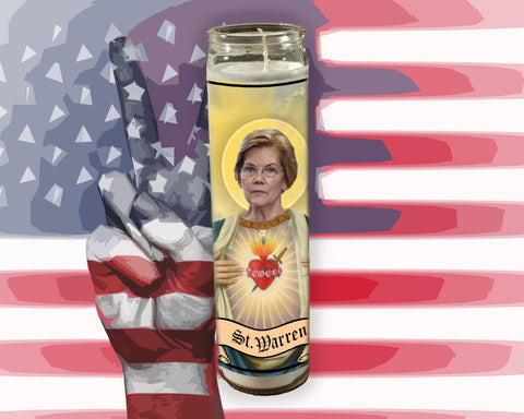 Elizabeth Warren Prayer Candle